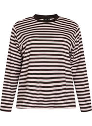 Basis t-shirt med lange &aelig;rmer, Lyser&oslash;d