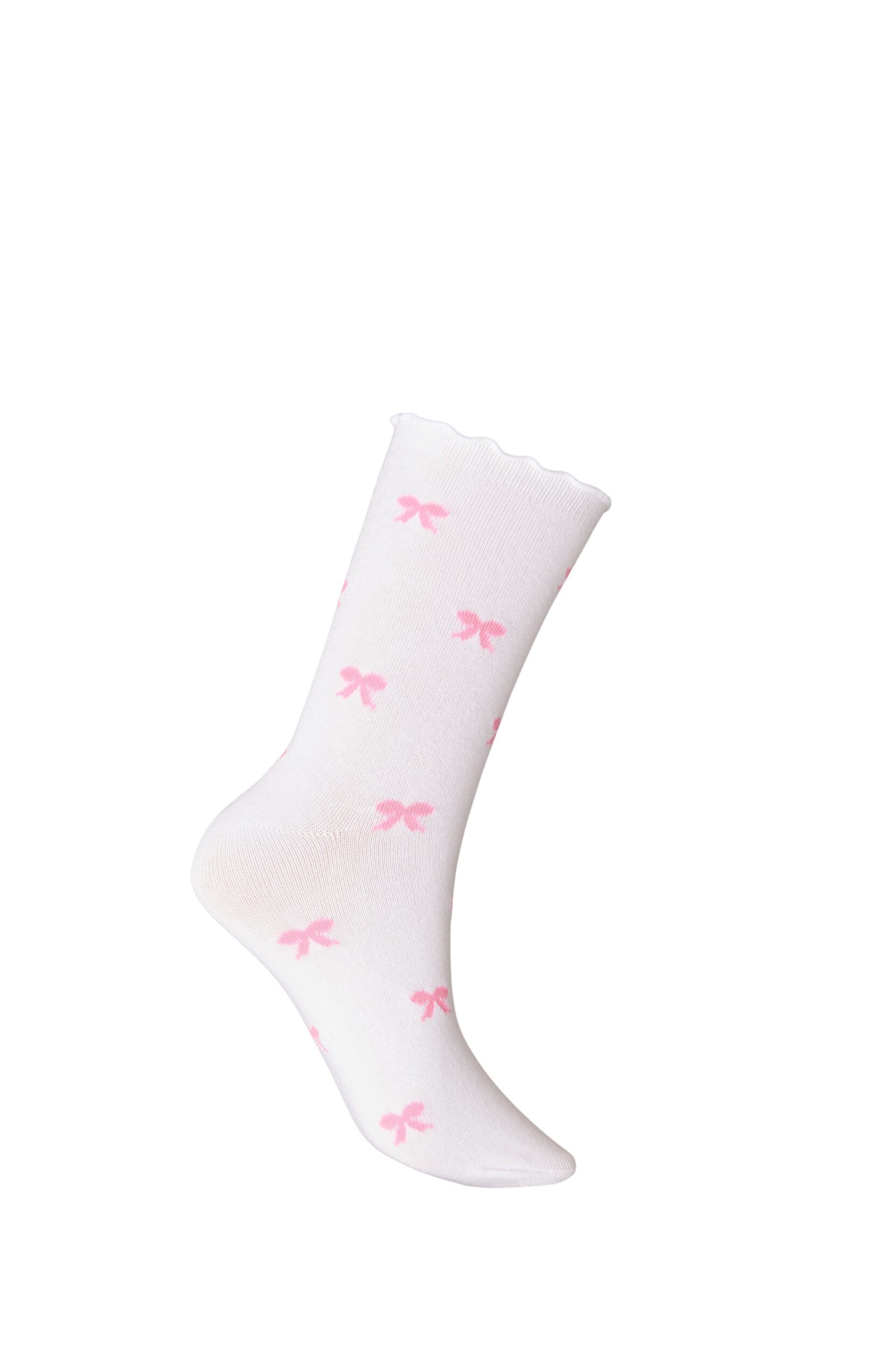ZizziBomuldsstr&oslash;mper med motiver, Hvid, Packshot image number 1