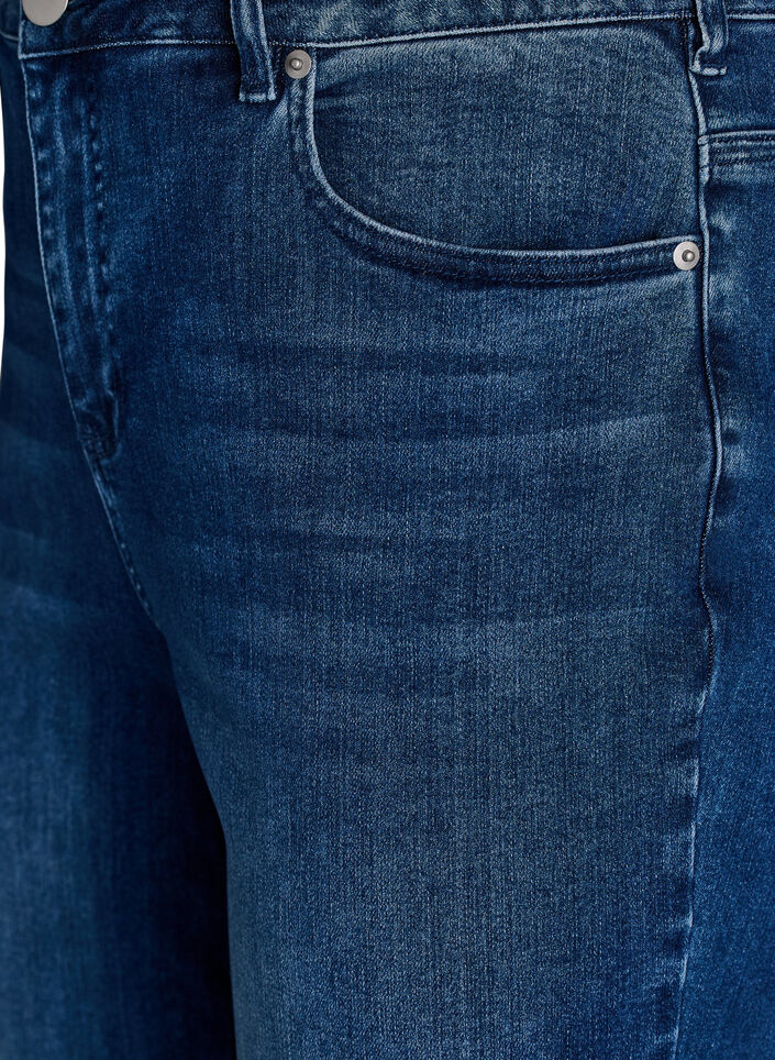 Bootcut jeans med h&oslash;j talje, Bl&aring;, Packshot image number 2