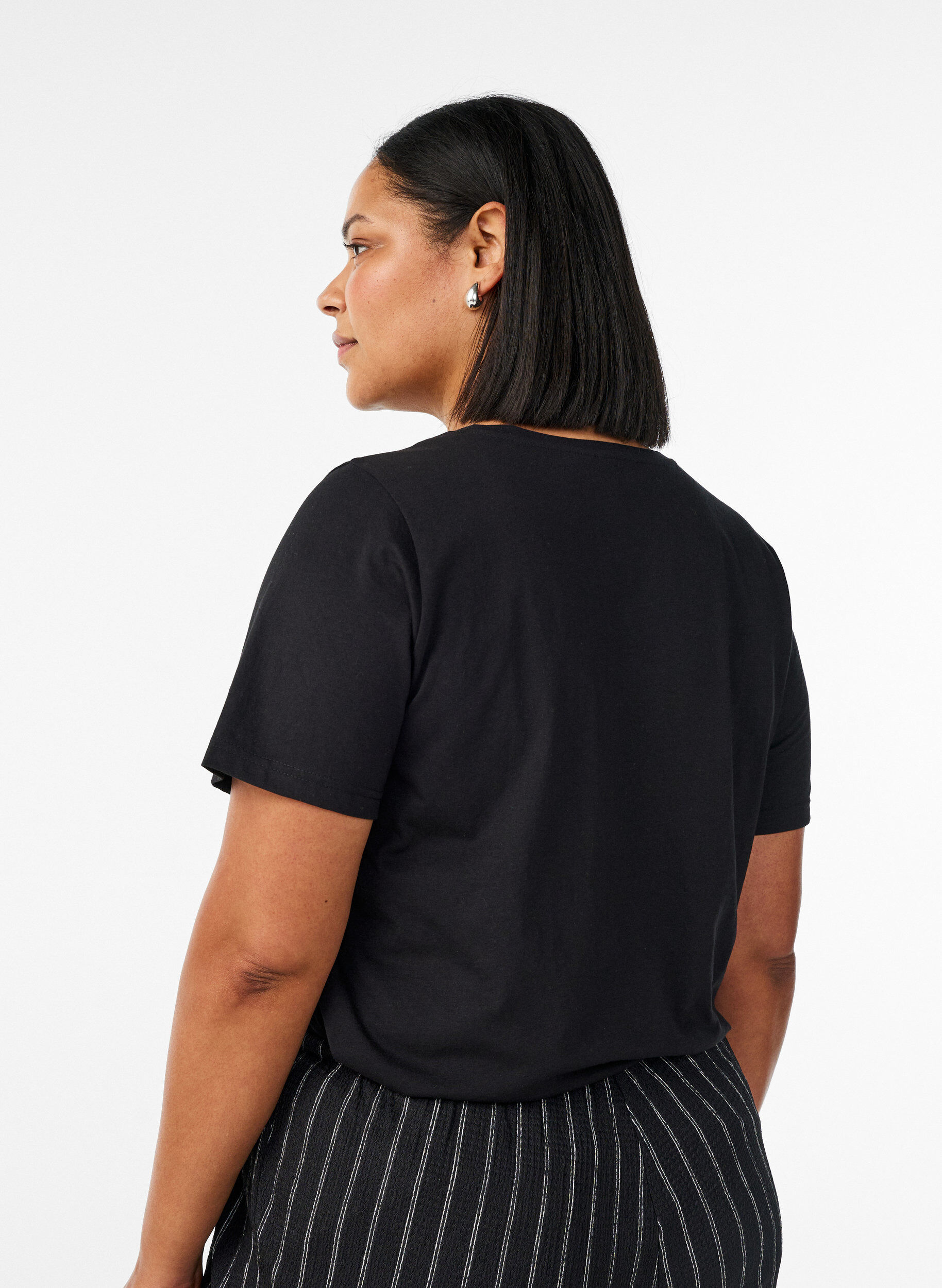 ZizziT-shirt med motiv, Sort, Model image number 2