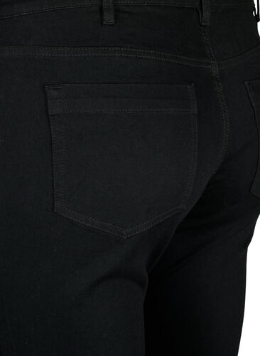 Slim fit Emily jeans med regulær talje, Black, Packshot image number 3