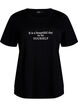 T-shirt med motiv, Sort, Packshot image number 0