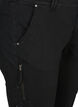 Slim fit capri jeans med lommer, Sort, Packshot image number 2