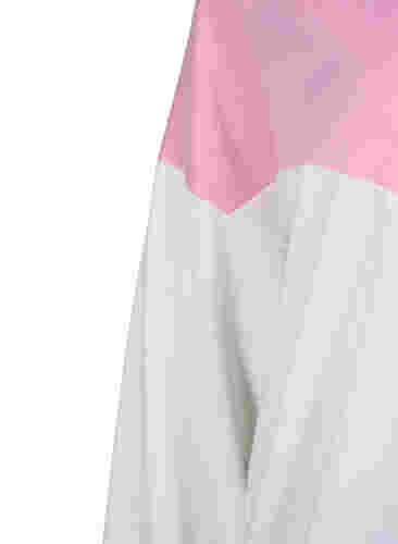 Sweatshirt med color-block, C. Pink C. Blocking, Packshot image number 3