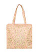 Shoppingbag med lynl&aring;s, Gul, Packshot image number 0