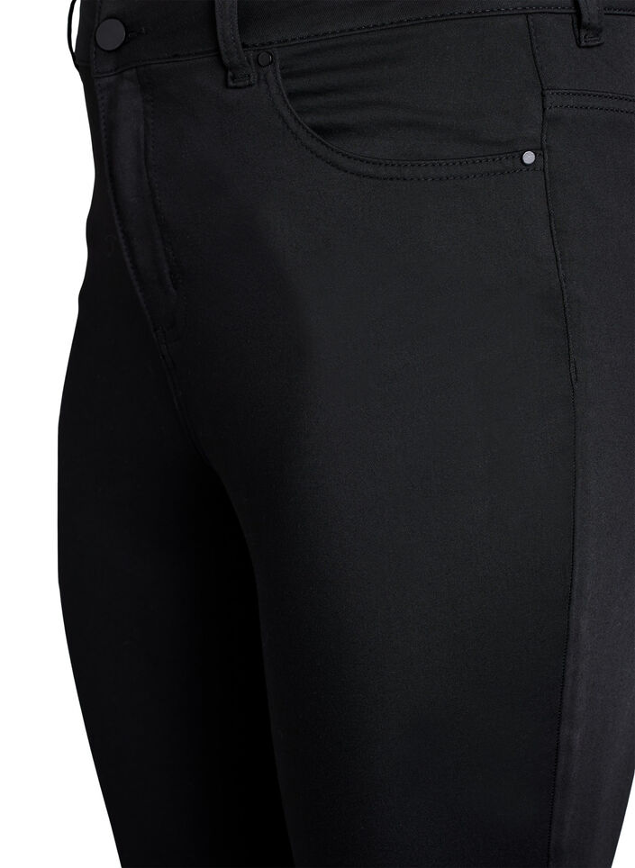 Stay black Amy jeans med høj talje, Sort, Packshot image number 2