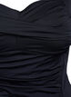 Tankini med draperinger, Sort, Packshot image number 2