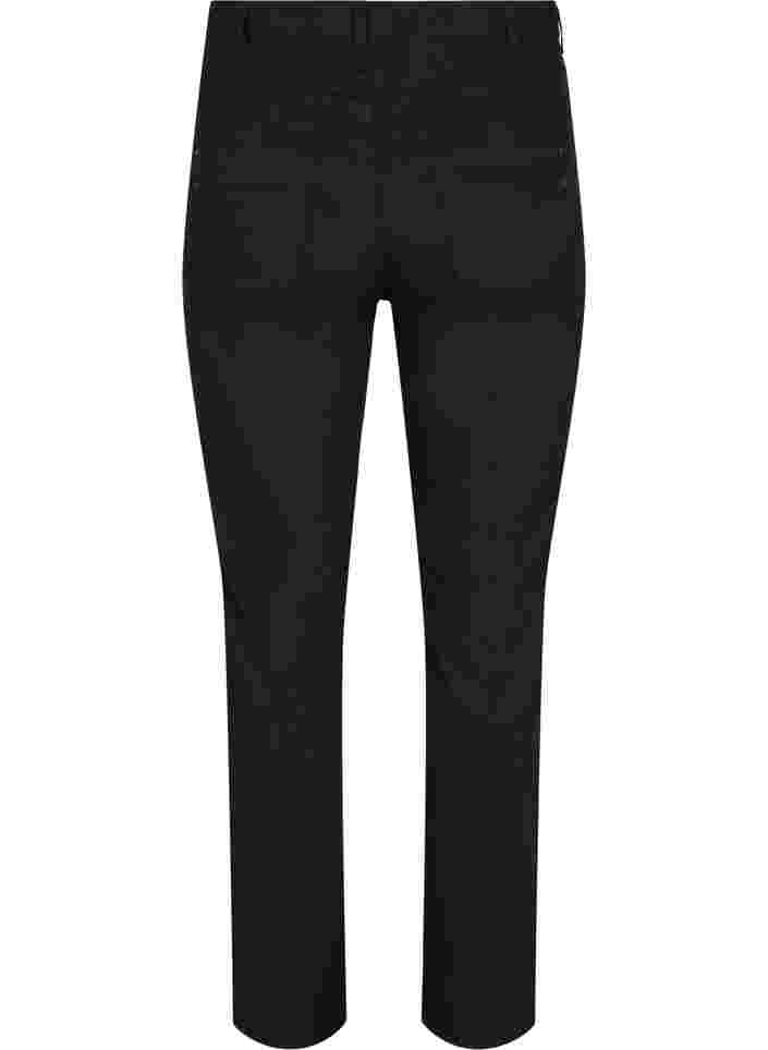 Regular fit Gemma jeans med høj talje, Black, Packshot image number 1