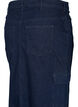 Maxi denim nederdel, Dark Blue Denim, Packshot image number 3