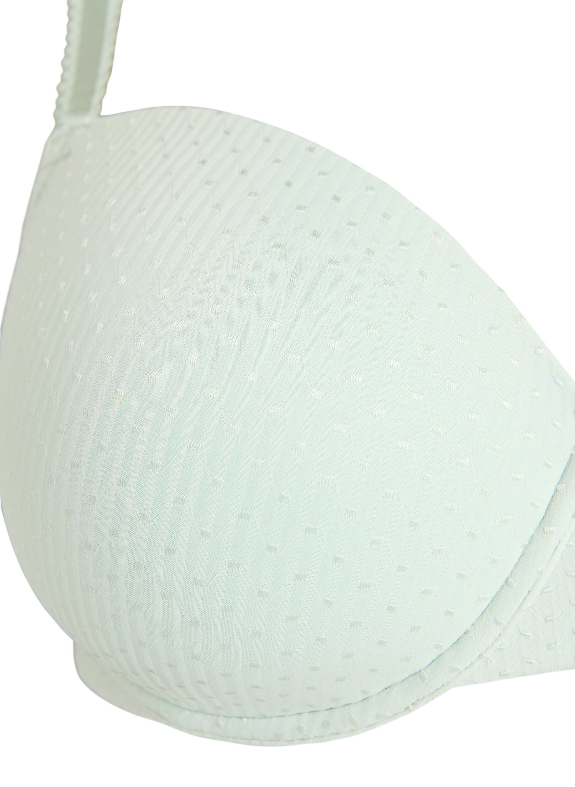 ZizziFormst&oslash;bt bh i microfiber med dobby-struktur, Gr&oslash;n, Packshot image number 2