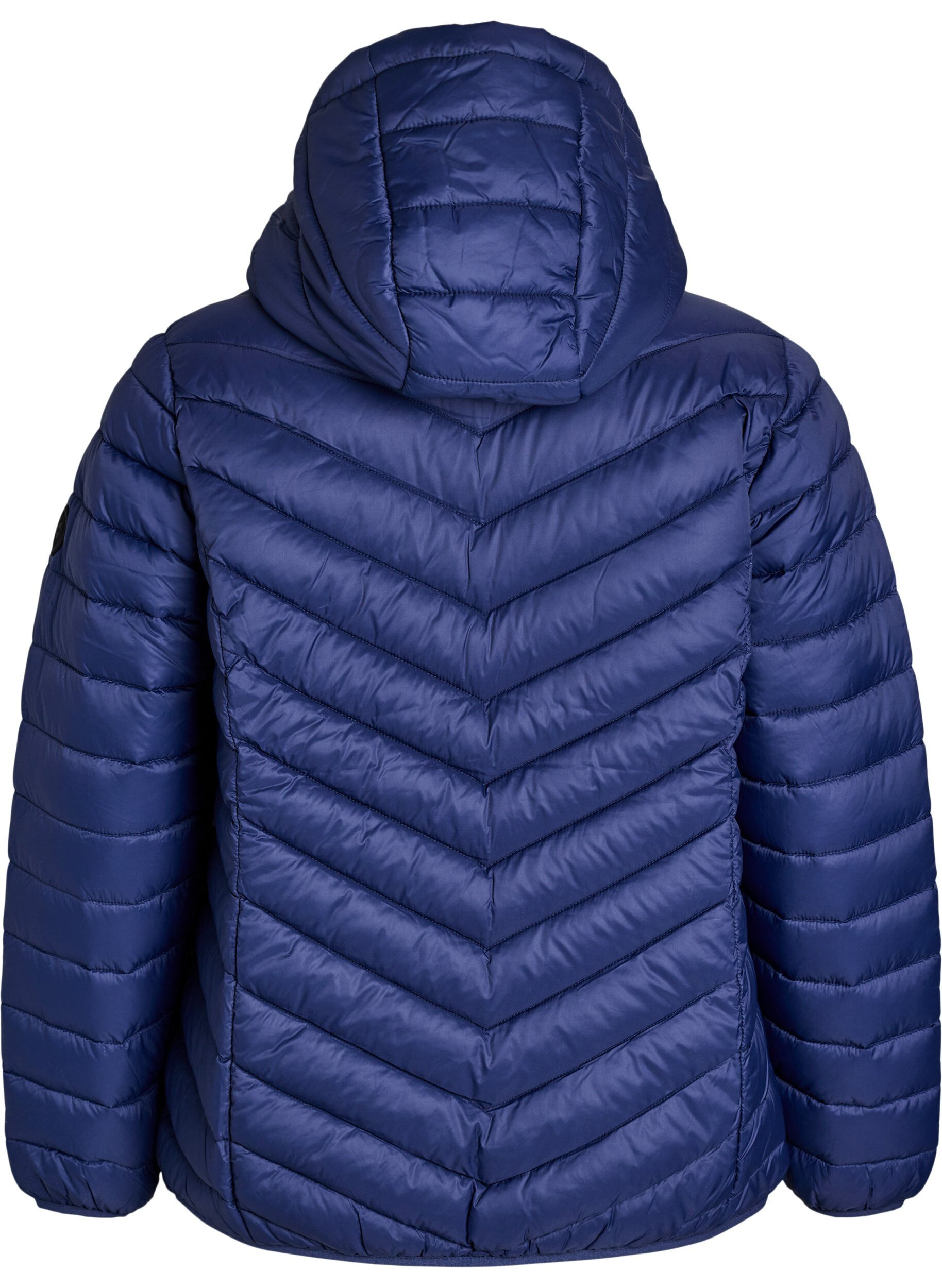 ZizziLetv&aelig;gts jakke med h&aelig;tte, Bl&aring;, Packshot image number 1