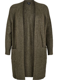 Lang cardigan med lommer, Sea Turtle Mel.