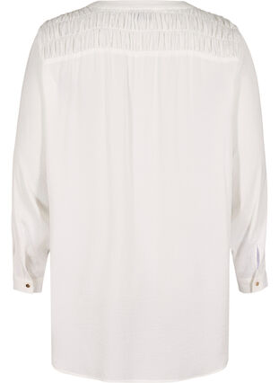 Skjorte tunika med lange ærmer og smock, Snow White, Packshot image number 1