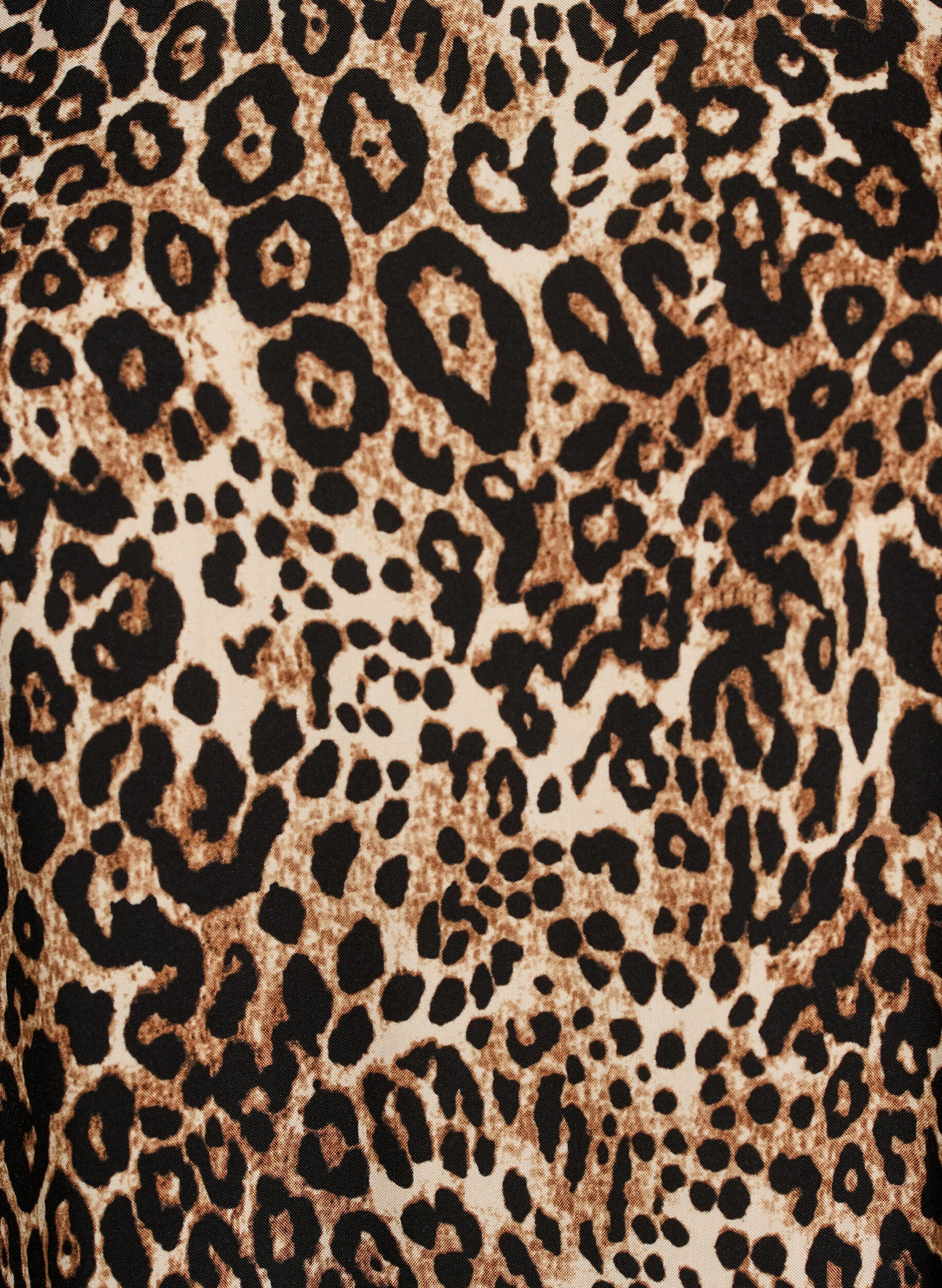 ZizziKjole i viskose med sk&aelig;ring, Brun, Packshot image number 2