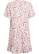 Kort kjole i bomuldsmusselin med A-facon, Beige, Packshot image number 1