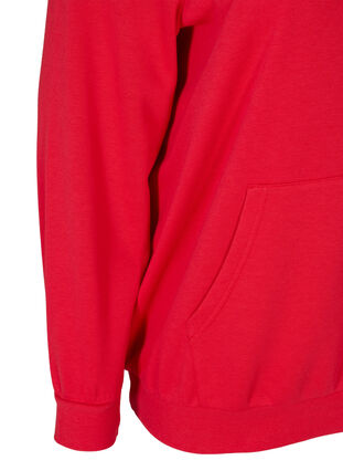 Sweatshirt med hætte og lomme, Lollipop, Packshot image number 3