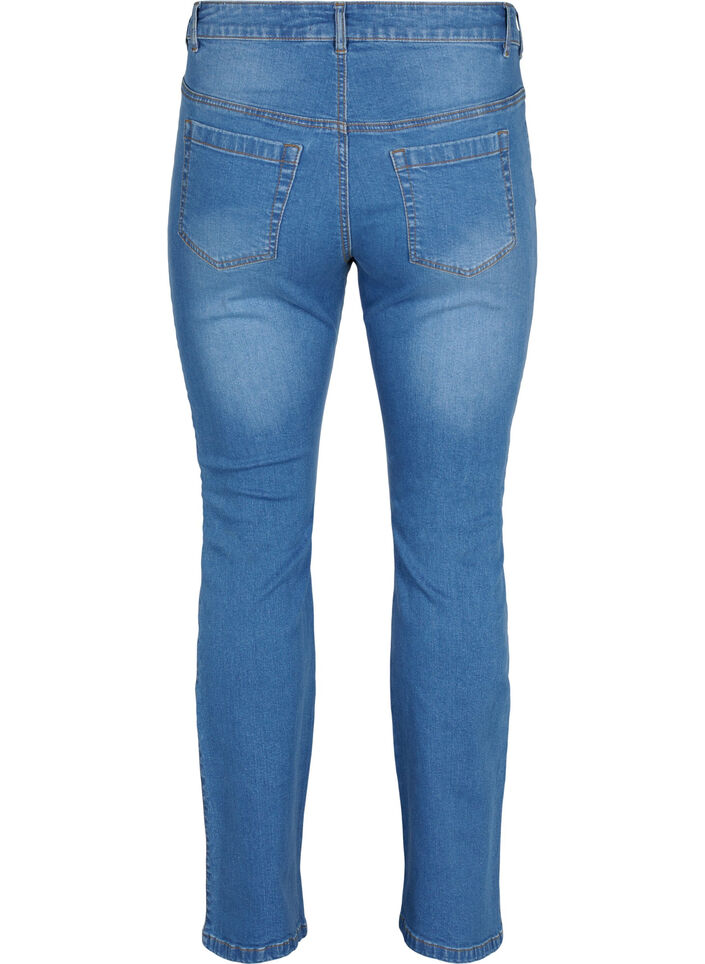 Ellen bootcut jeans med høj talje, Blå, Packshot image number 1