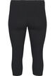 Basis 3/4 leggings i viskose , Black, Packshot image number 1