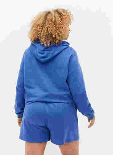Sweatshorts med lommer, Dazzling Blue, Model image number 1