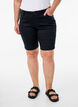 Slim fit Emily shorts med regul&aelig;r talje, Sort, Model image number 3