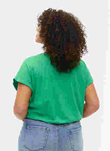 Kortærmet t-shirt i bomuldsblanding, Kelly Green, Model image number 1