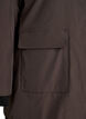 Vandt&aelig;t parka vinterjakke med h&aelig;tte, Brun, Packshot image number 3
