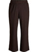 Bukser med b&oslash;lget struktur, Brun, Packshot image number 0