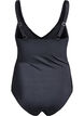Badedragt med V-udsk&aelig;ring, Sort, Packshot image number 1