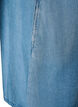 Denimkjole i lyocell med knapper og korte &aelig;rmer, Bl&aring;, Packshot image number 3