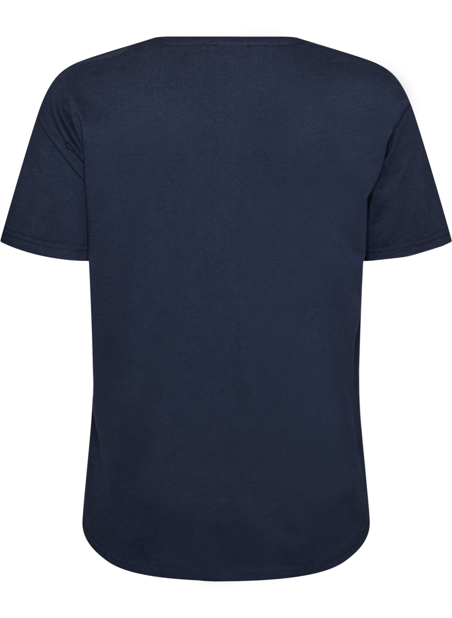 ZizziT-shirt med motiv, Bl&aring;, Packshot image number 1