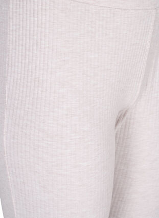 Tætsiddende bukser i rib, Natural Mélange, Packshot image number 2