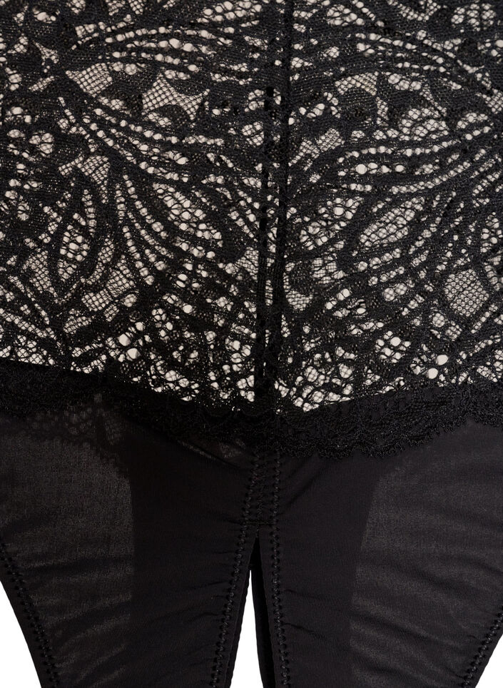 Bundl&oslash;s hipster-string med blonde og h&oslash;j talje, Sort, Packshot image number 2