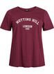 T-shirt med motiv, R&oslash;d, Packshot image number 0