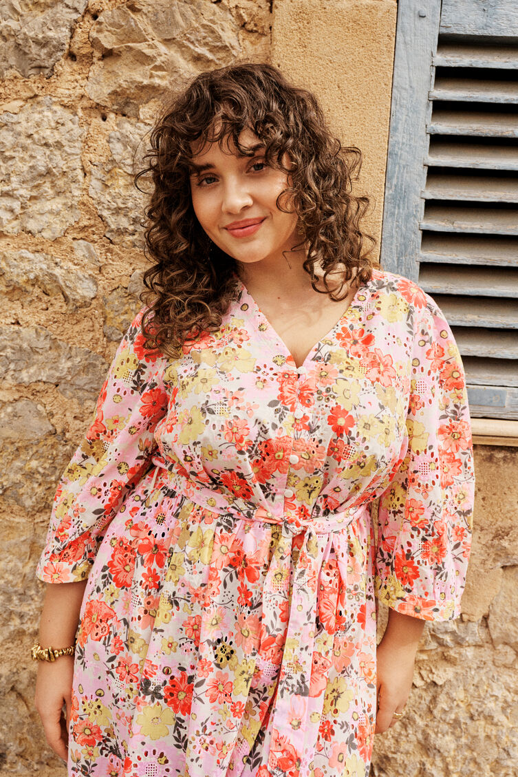 Romantisk blomsterdr&oslash;m i pasteller, , Model