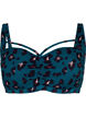 Bikini bh med drapering og string , Leopard, Packshot image number 0