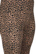 Viskose leggings med leo print, Sort, Packshot image number 2