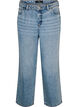 Kiana straight fit jeans med h&oslash;j talje, Bl&aring;, Packshot image number 0