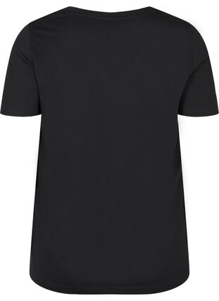 Kortærmet nat t-shirt i bomuld, Black HEART COPPER, Packshot image number 1