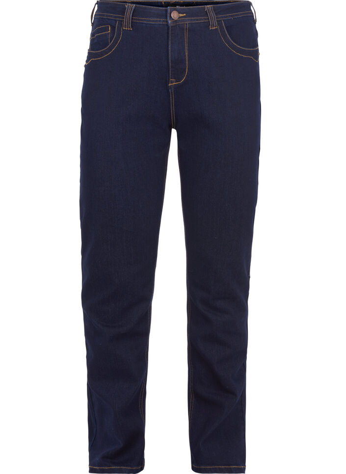 Slim fit Vilma jeans med h&oslash;j talje, Bl&aring;, Packshot image number 0