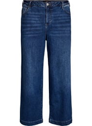 Kiana jeans med straight fit og h&oslash;j talje, Bl&aring;