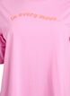 Sporty t-shirt i &oslash;kologisk bomuld, Lyser&oslash;d, Packshot image number 2