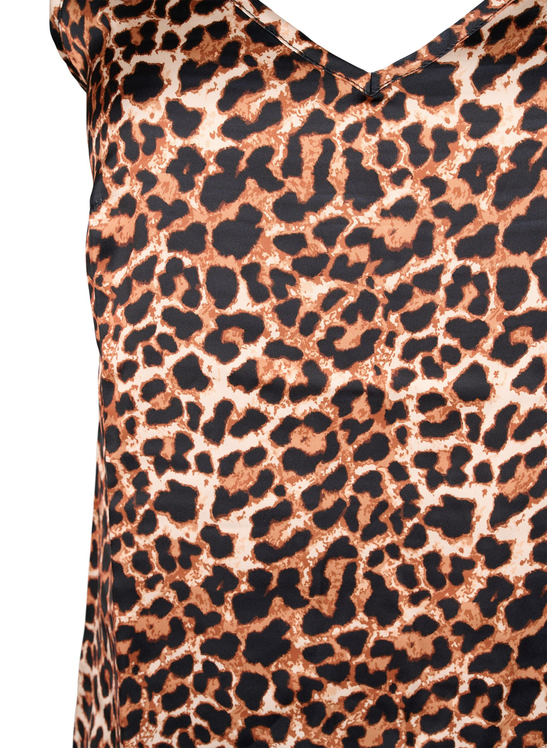Zizzi Leoprintet top med k&aelig;destropper, Leopard AOP, Packshot image number 2