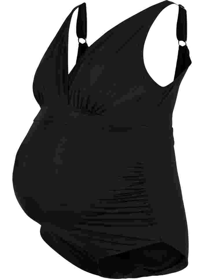 Graviditets badedragt, Black, Packshot image number 0