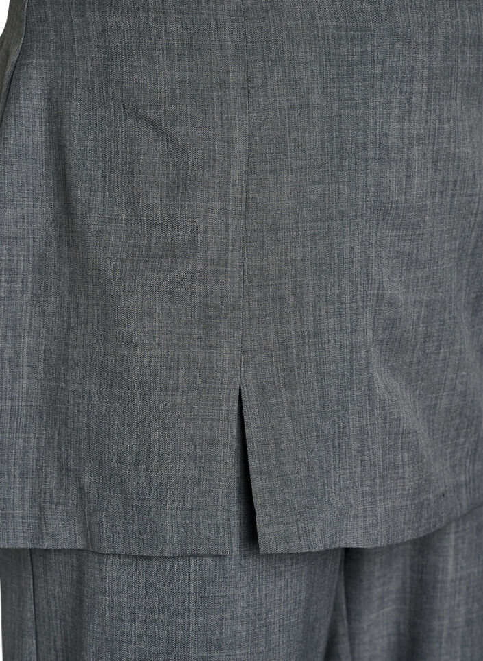 Straight fit bukser med nederdel, Gr&aring;, Packshot image number 2