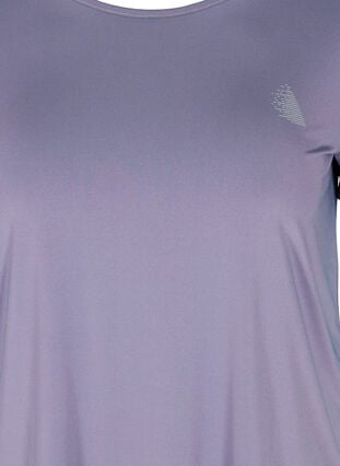 Kortærmet trænings t-shirt, Purple As Sample, Packshot image number 2