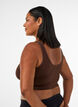 Seamless bh top, Brun, Model image number 2