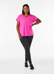L&oslash;s tr&aelig;nings t-shirt med v-hals, Lyser&oslash;d, Model image number 1