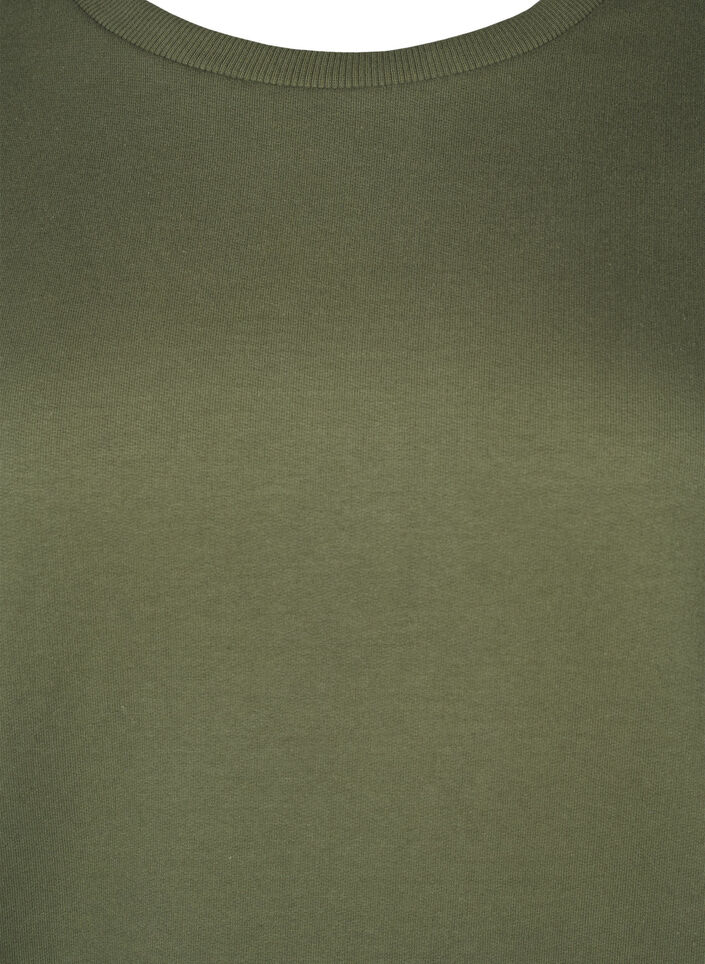 Sweatshirt med broderede blomster, D. L. Green W. emb., Packshot image number 2