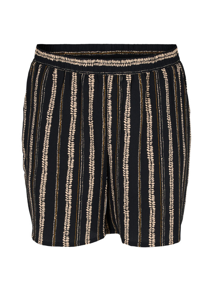 Printede shorts med lommer, Graphic Stripe, Packshot image number 0