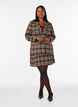 Ternet blazer med lommer og slids, Brun, Model image number 1